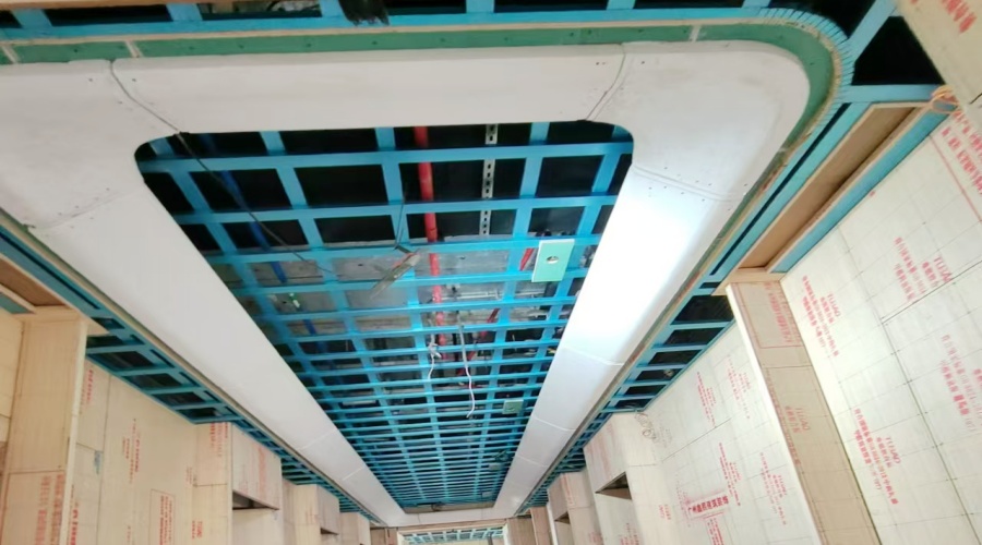 GRG吊頂定制 美林湖別墅業(yè)主陳小姐選最好的服務(wù)