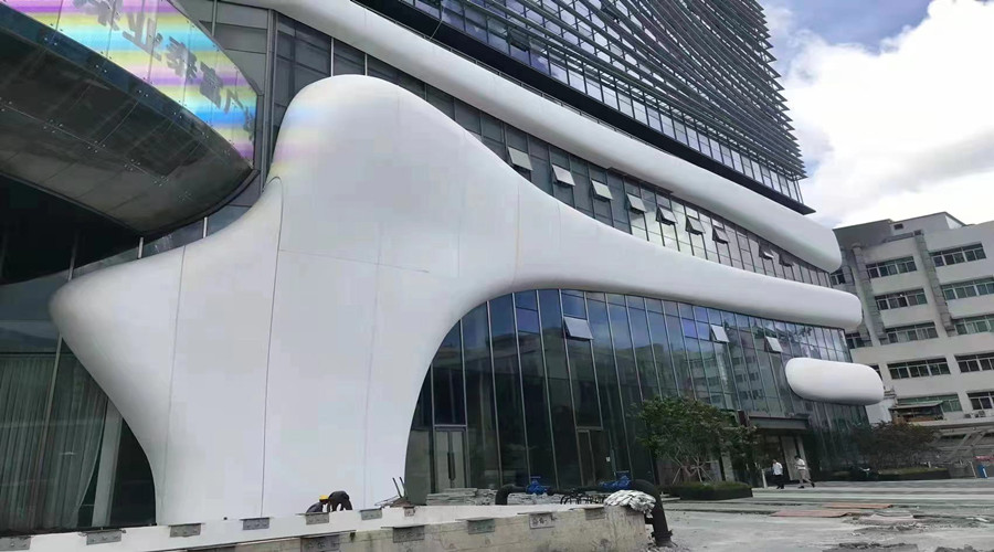 廣州民航技術學院GRC門頭定制向飾紀上品下單