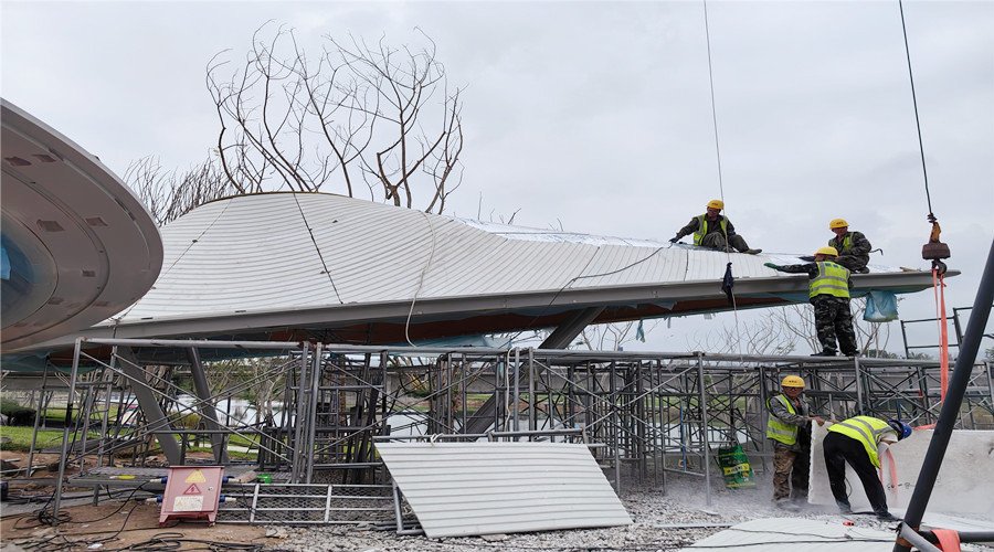 海南三亞海棠灣傘棚UHPC外墻板定制項(xiàng)目：飾紀(jì)上品的卓越表現(xiàn)
