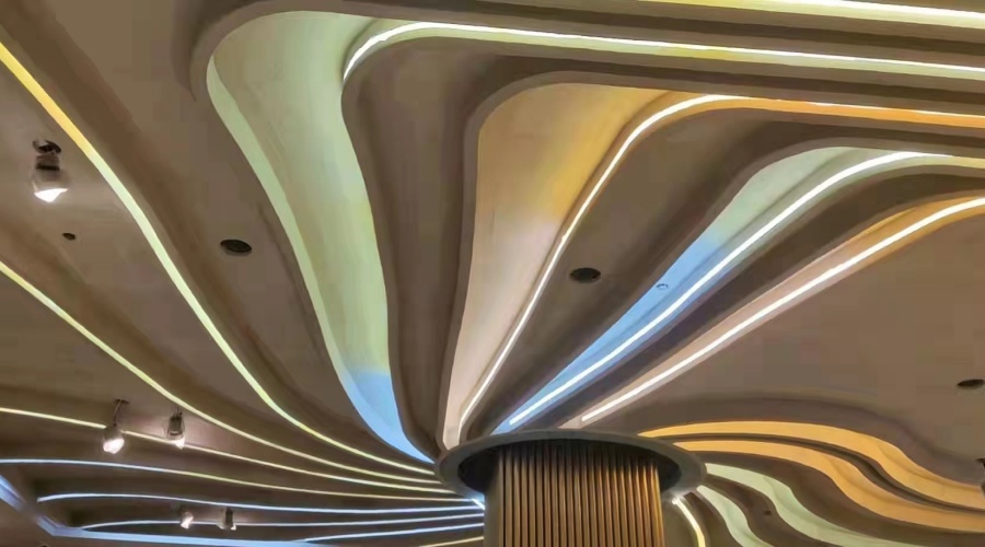 湖南懷化美美酒店定制GRG吊頂，飾紀上品經得起考驗