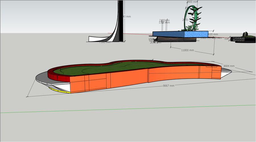 珠海博創(chuàng)總部大廈GRC坐凳項目 珠海博創(chuàng)總部大廈GRC坐凳項目