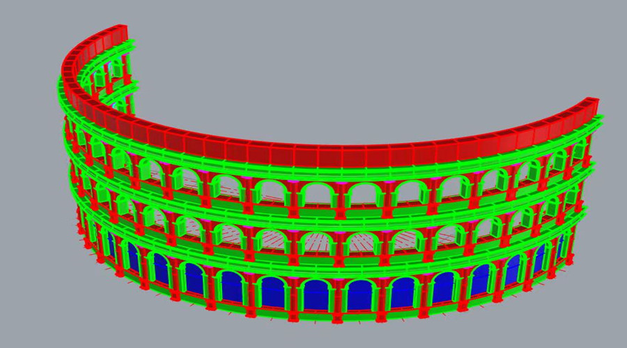 出口印度GRC幕墻GRC羅馬柱項目 出口印度GRC幕墻GRC羅馬柱項目