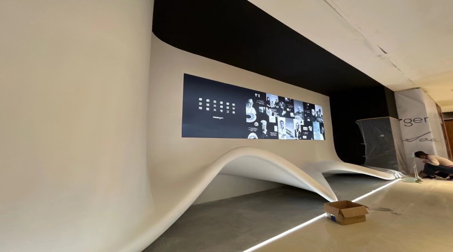 GRG波浪背景墻 GRG波浪背景墻