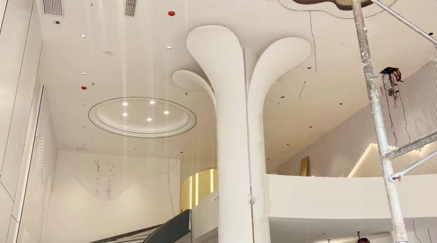 GRG花瓣柱子造型 GRG花瓣柱子造型