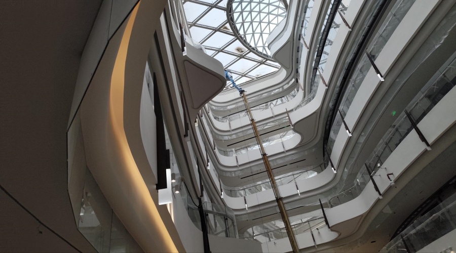 廣州國際金融城君超商場GRG吊頂攔河項目 廣州國際金融城君超商場GRG吊頂攔河項目