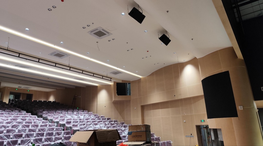 廣州黃埔會元中學GRG報告廳工程案例 廣州黃埔會元中學GRG報告廳工程案例