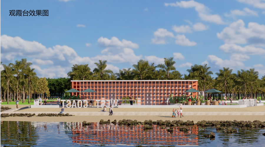 海南海口岸線UHPC坐凳與吧臺工程案例